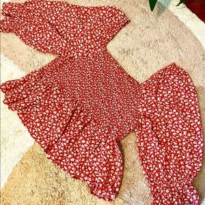 Ripped, Long Sleeve Floral Top